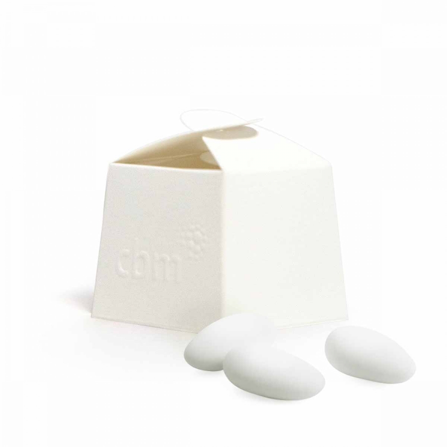 032 scatolina bianca porta confetti