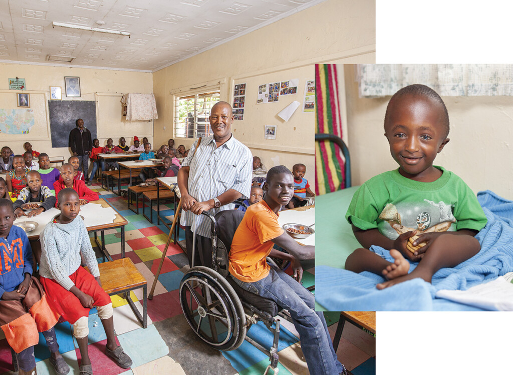 bambino con disabilità fisica