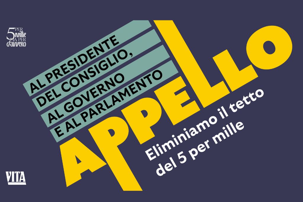appello di vita: eliminiamo il tetto del 5 x 1000